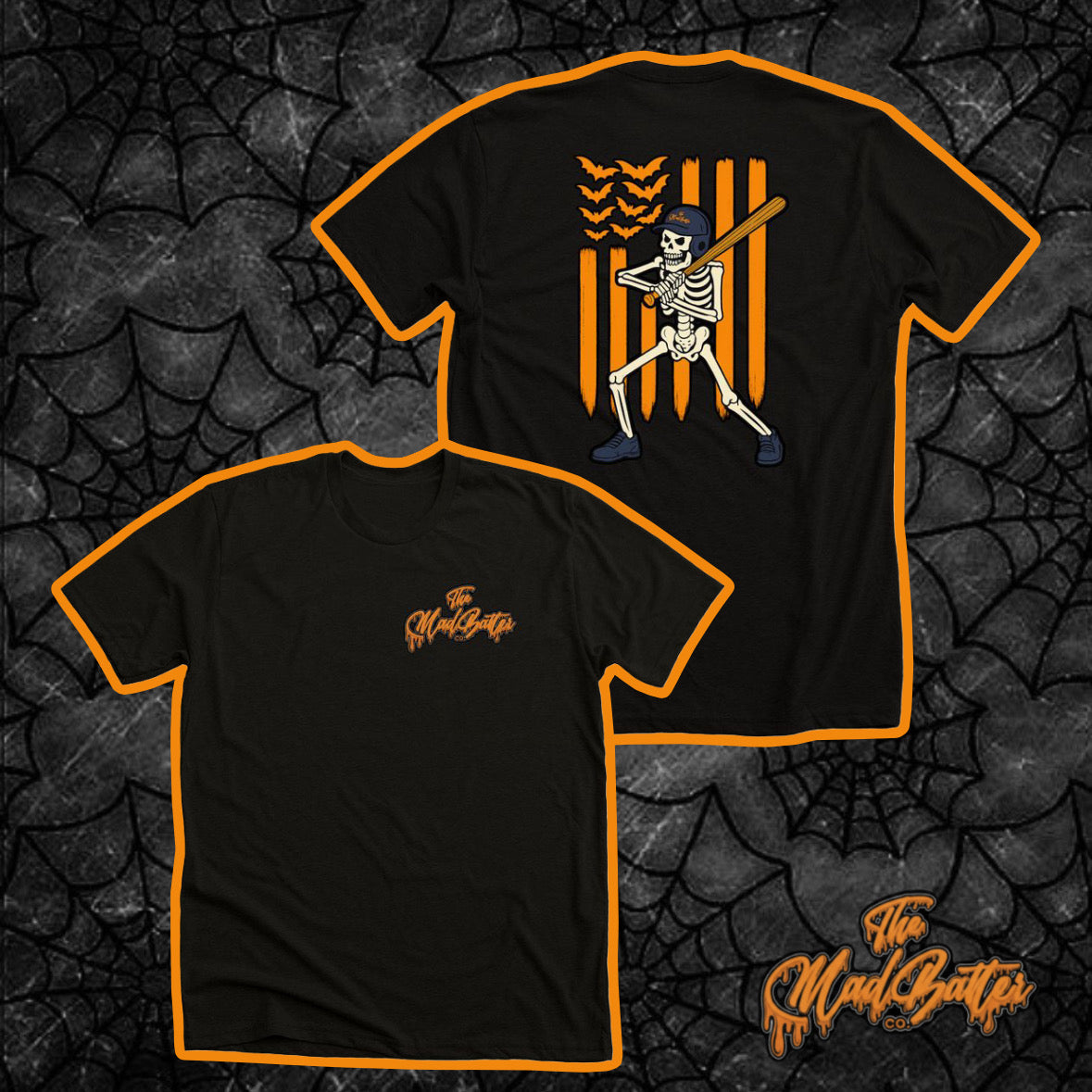 Bones At Bat Tee (Youth)