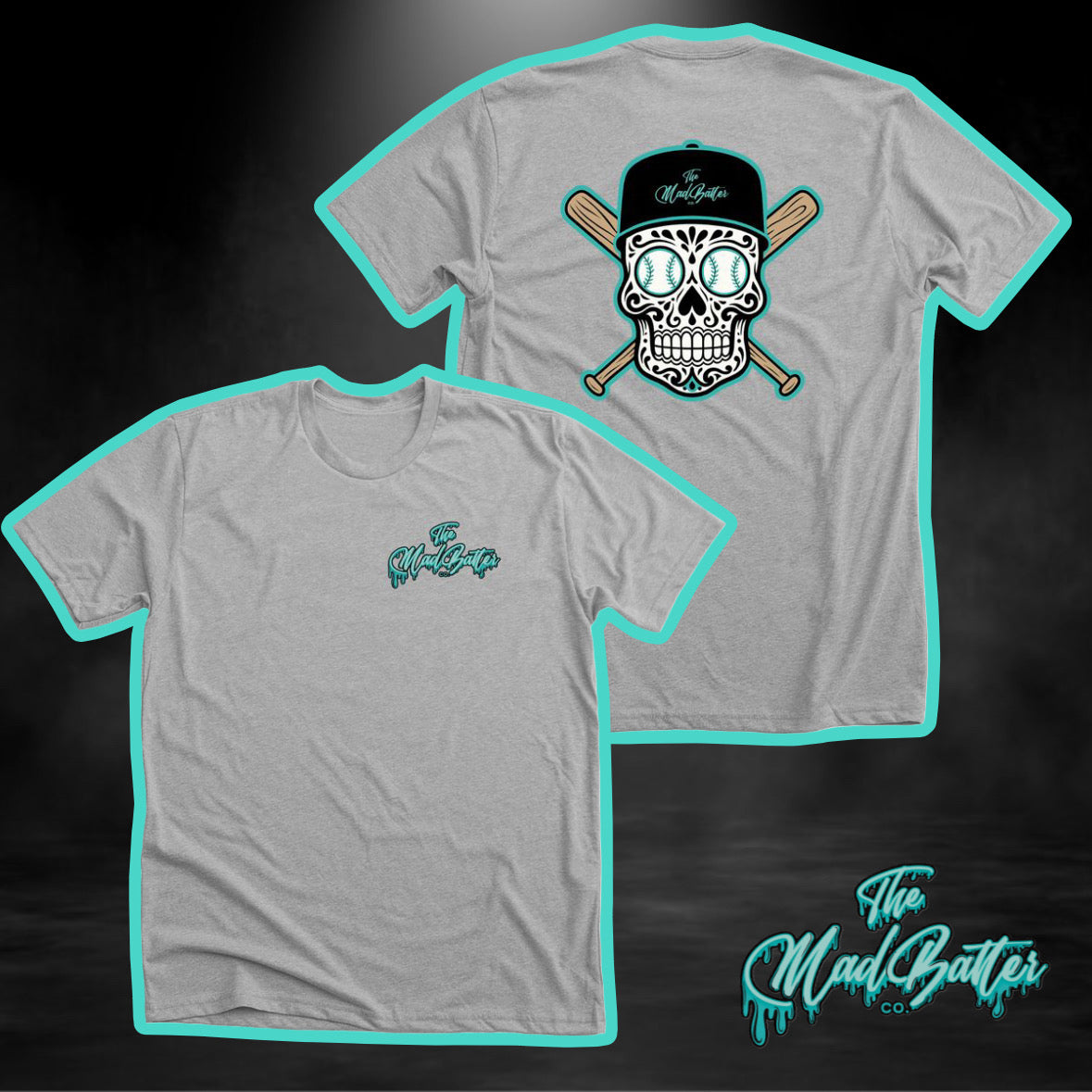 Midnight Batter Skull Tee (Youth)