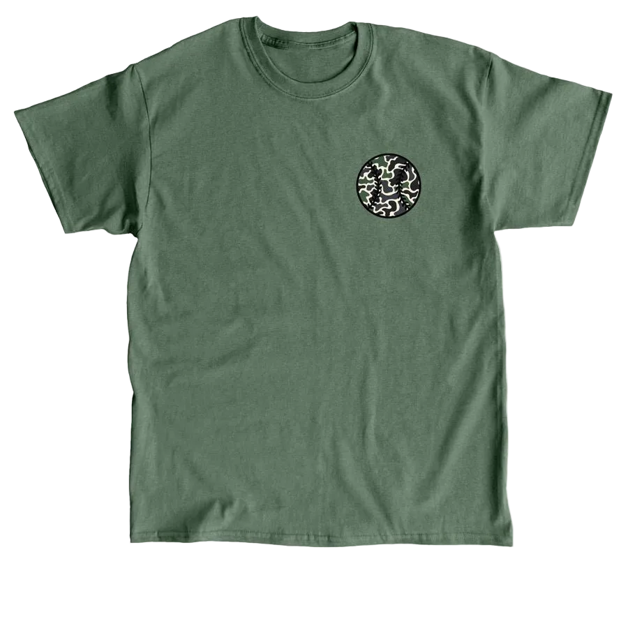 Backwoods Camo Baseball Tee (Youth)