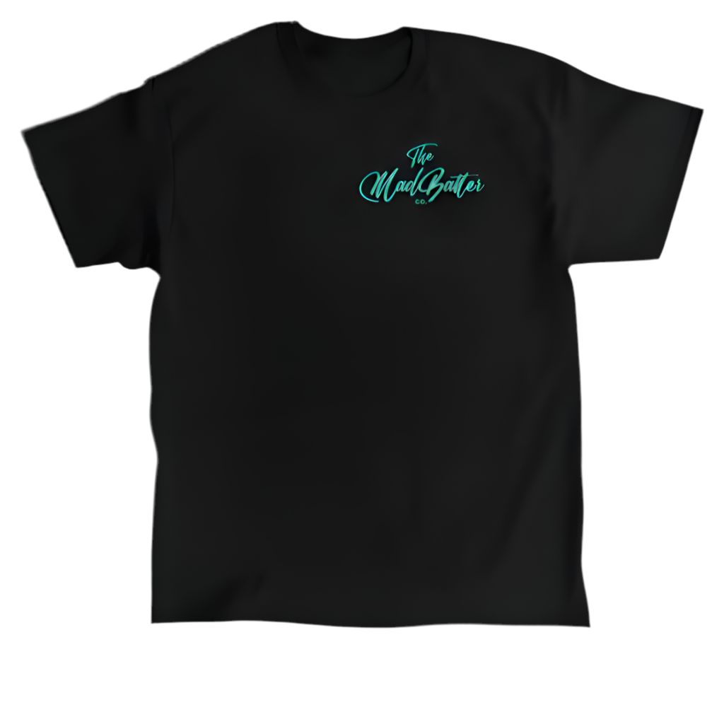 The Mad Batter Classic Tee – Teal Edition (Adult)
