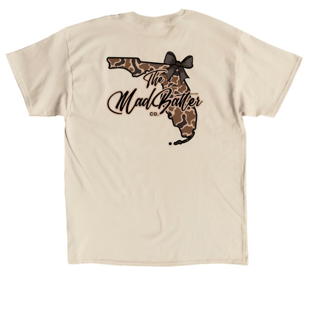 Sunshine State Camo Bow Tee (Youth)
