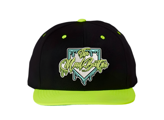 Batter-Up Drip Hat (Neon Green)