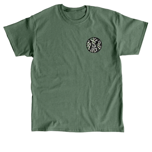 Backwoods Camo Baseball Tee (Adult)